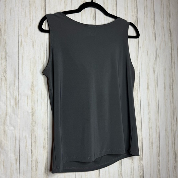 Clara Sunwoo Charcoal Draped Tank Top - Picture 6 of 6
